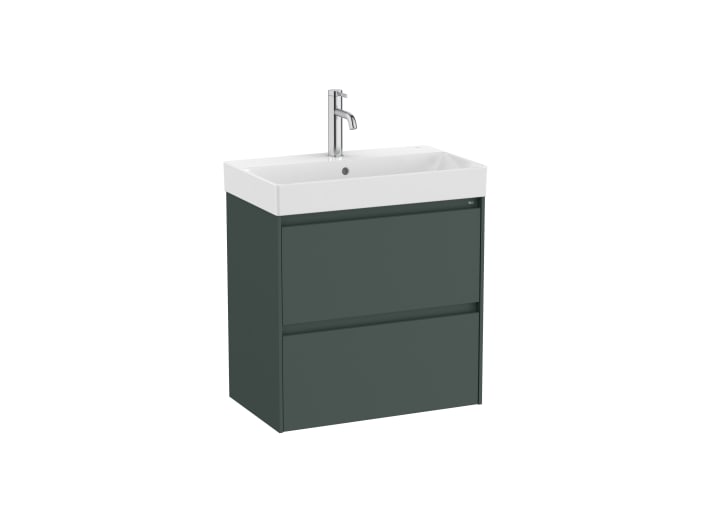 Unik (Solution Meuble Compact 2 tiroirs + Lavabo)